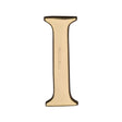 Heritage Brass Door Furniture Polished Brass / Letters / I Heritage Brass - Alphabet I Pin Fix 51mm (2") Polished Brass Finish