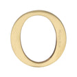 Heritage Brass Door Furniture Satin Brass / Letters / O Heritage Brass - Alphabet O Pin Fix 51mm (2") Satin Brass Finish