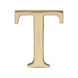 Heritage Brass Door Furniture Satin Brass / Letters / T Heritage Brass - Alphabet T Pin Fix 51mm (2") Satin Brass Finish