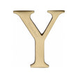 Heritage Brass Door Furniture Satin Brass / Letters / Y Heritage Brass - Alphabet Y Pin Fix 51mm (2") Satin Brass Finish