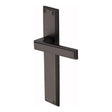 Heritage Brass Door Furniture Matt Bronze / Latch Handles Heritage Brass - Atlantis Long Lever Latch Matt Bronze finish