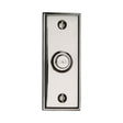 Heritage Brass Door Furniture Polished Nickel / Rectangular Bell Push Heritage Brass - Bell Push 3" x 1" Polished Nickel Finish