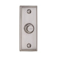 Heritage Brass Door Furniture Satin Chrome / Rectangular Bell Push Heritage Brass - Bell Push 3" x 1" Satin Chrome Finish