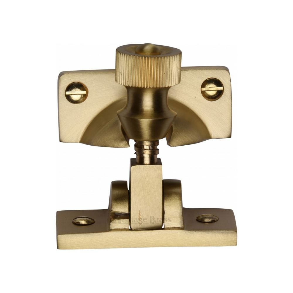 Heritage Brass Window Furniture Satin Brass / Sash Window Brighton Fasteners / Yes Heritage Brass - Brighton Sash Fastener Satin Brass Finish