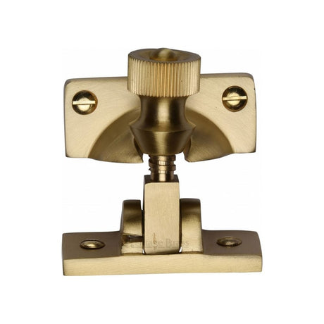 Heritage Brass Window Furniture Satin Brass / Sash Window Brighton Fasteners / Yes Heritage Brass - Brighton Sash Fastener Satin Brass Finish