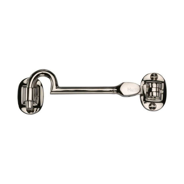 Heritage Brass Accessories Polished Nickel / Cabin Hooks / 4" x (102mm) Heritage Brass - Cabin Hook 4" Polished Nickel Finish
