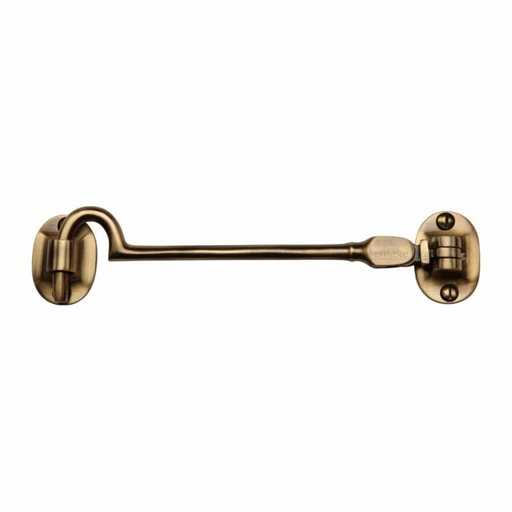 Heritage Brass Accessories Antique Brass / Cabin Hooks / 6" / 150mm Heritage Brass - Cabin Hook 6" Antique Brass Finish