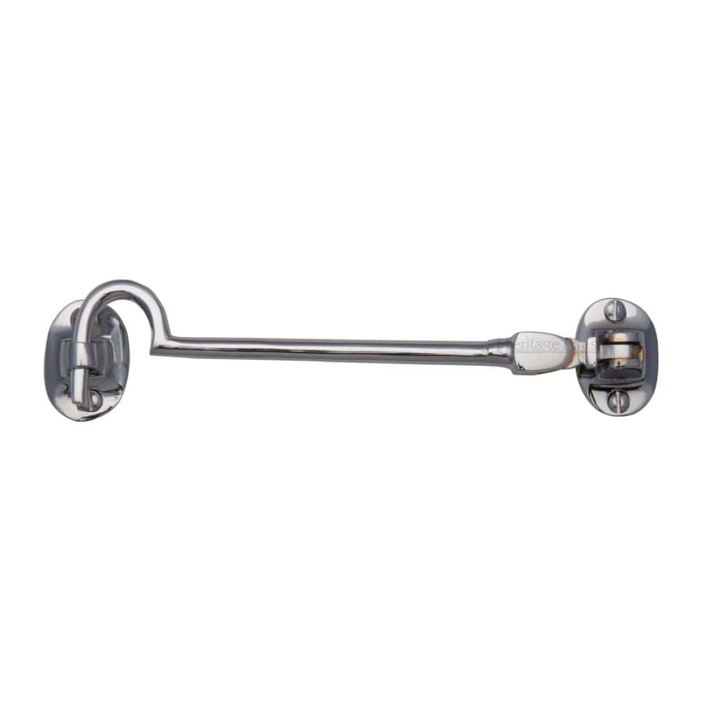 Heritage Brass Accessories Polished Chrome / Cabin Hooks / 6" / 150mm Heritage Brass - Cabin Hook 6" Polished Chrome Finish