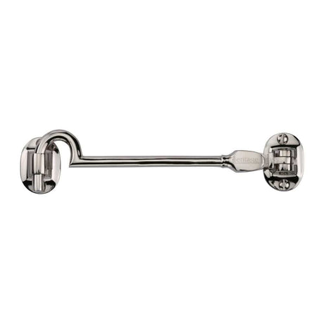 Heritage Brass Accessories Polished Nickel / Cabin Hooks / 6" / 150mm Heritage Brass - Cabin Hook 6" Polished Nickel Finish