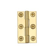 Heritage Brass Hinges Polished Brass / 1.5" (38mm) Heritage Brass - Cabinet Hinge Brass 1 1/2" Polished Brass Finish