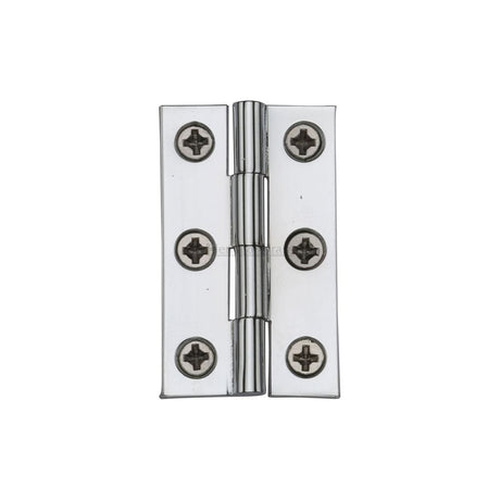 Heritage Brass Hinges Polished Chrome / 1.5" (38mm) Heritage Brass - Cabinet Hinge Brass 1 1/2" Polished Chrome Finish