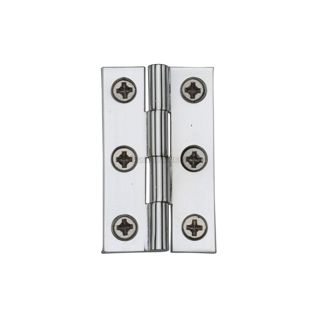 Heritage Brass Hinges Polished Chrome / 1.5" (38mm) Heritage Brass - Cabinet Hinge Brass 1 1/2" Polished Chrome Finish
