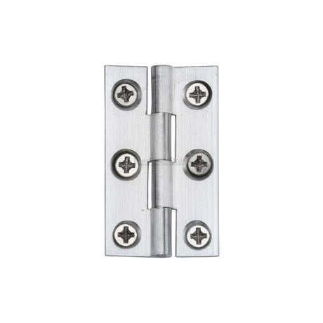 Heritage Brass Hinges Satin Chrome / 1.5" (38mm) Heritage Brass - Cabinet Hinge Brass 1 1/2" Satin Chrome Finish
