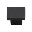 Heritage Brass Cabinet Hardware Matt Black / Cabinet Knobs / 32mm Dia. Heritage Brass - Cabinet Knob Classic Square Design 32mm Matt Black Finish