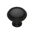 Heritage Brass Cabinet Hardware Matt Black / Cabinet Knobs / 32mm Dia. Heritage Brass - Cabinet Knob Diamond Cut Design 32mm Matt Black Finish