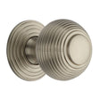 Heritage Brass Cabinet Hardware Satin Nickel / Cabinet Knobs / 38mm Dia. Heritage Brass - Cabinet Knob Reeded Design 38mm Satin Nickel Finish