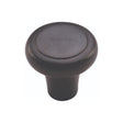 Heritage Brass Cabinet Hardware Matt Black / Cabinet Knobs / 38mm Dia. Heritage Brass - Cabinet Knob Round Edge Design 38mm Matt Black Finish