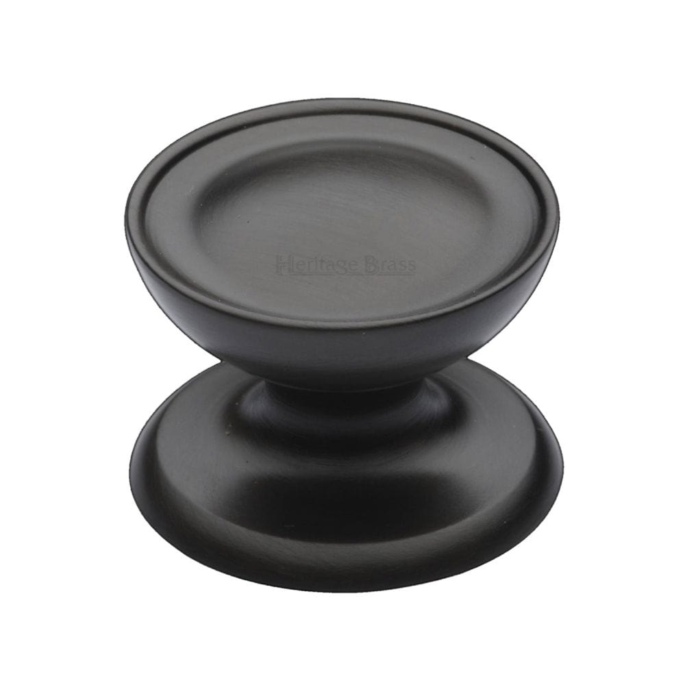 Heritage Brass Cabinet Hardware Matt Bronze / Cabinet Knobs / 38mm Dia. Heritage Brass - Cabinet Knob Surrey Design 38mm Matt Bronze Finish