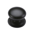 Heritage Brass Cabinet Hardware Matt Black / Cabinet Knobs / 32mm Dia. Heritage Brass - Cabinet Knob Victorian Round Design with base 32mm Matt Black F