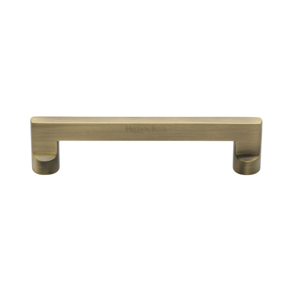Heritage Brass Cabinet Hardware Antique Brass / Cabinet Pull Handles / 128mm c/c Heritage Brass - Cabinet Pull Apollo Design 128mm CTC Antique Brass Finish