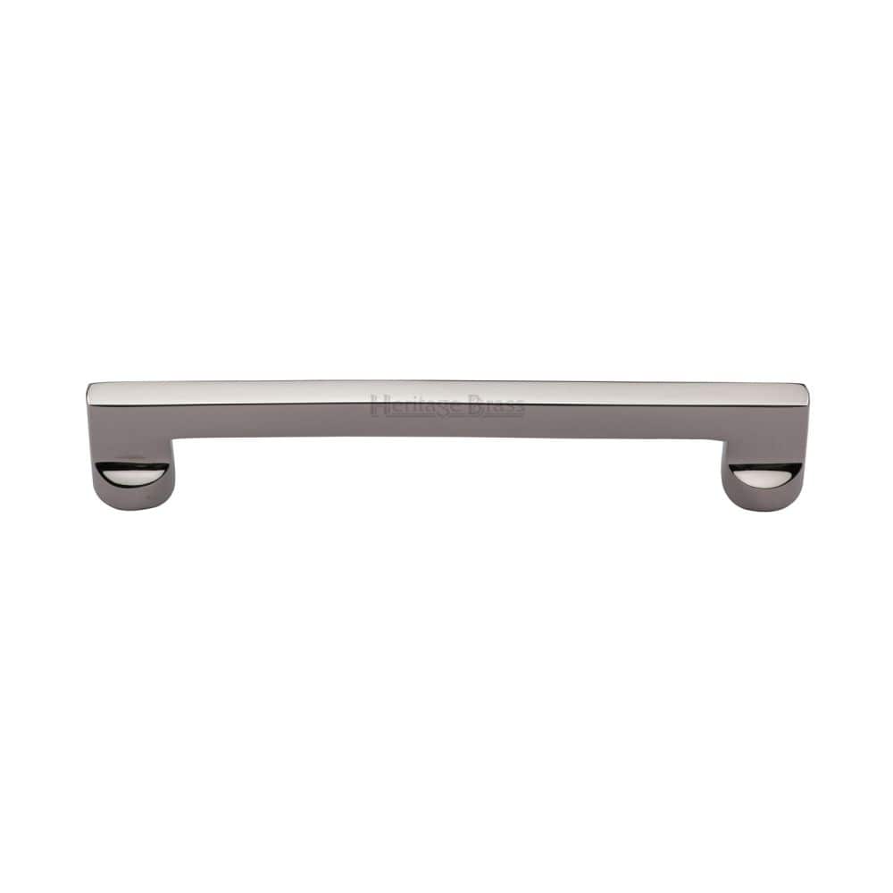 Heritage Brass Cabinet Hardware Polished Nickel / Cabinet Pull Handles / 160mm c/c Heritage Brass - Cabinet Pull Apollo Design 160mm CTC Polished Nickel Finish