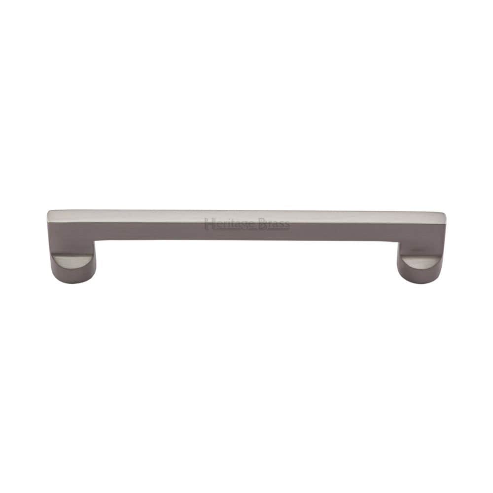 Heritage Brass Cabinet Hardware Satin Nickel / Cabinet Pull Handles / 160mm c/c Heritage Brass - Cabinet Pull Apollo Design 160mm CTC Satin Nickel Finish