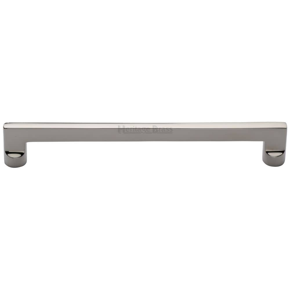 Heritage Brass Cabinet Hardware Polished Nickel / Cabinet Pull Handles / 203mm c/c Heritage Brass - Cabinet Pull Apollo Design 203mm CTC Polished Nickel Finish