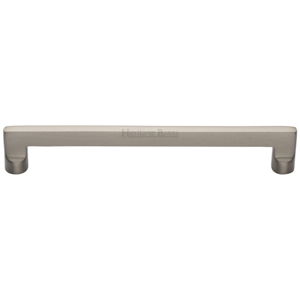 Heritage Brass Cabinet Hardware Satin Nickel / Cabinet Pull Handles / 203mm c/c Heritage Brass - Cabinet Pull Apollo Design 203mm CTC Satin Nickel Finish