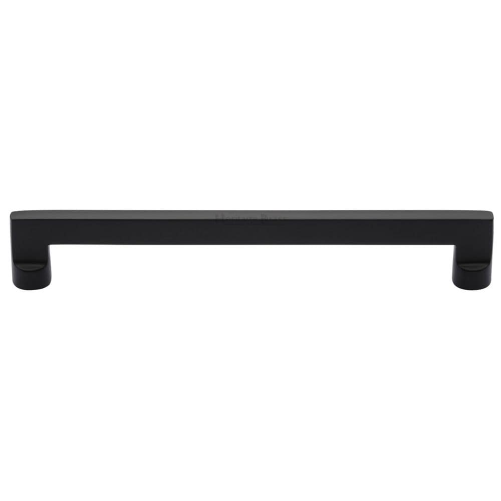 Heritage Brass Cabinet Hardware Matt Black / Cabinet Pull Handles / 256mm c/c Heritage Brass - Cabinet Pull Apollo Design 256mm CTC Matt Black Finish