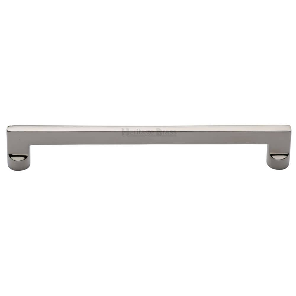 Heritage Brass Cabinet Hardware Polished Nickel / Cabinet Pull Handles / 256mm c/c Heritage Brass - Cabinet Pull Apollo Design 256mm CTC Polished Nickel Finish