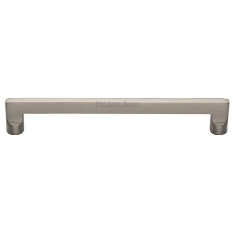 Heritage Brass Cabinet Hardware Satin Nickel / Cabinet Pull Handles / 256mm c/c Heritage Brass - Cabinet Pull Apollo Design 256mm CTC Satin Nickel Finish