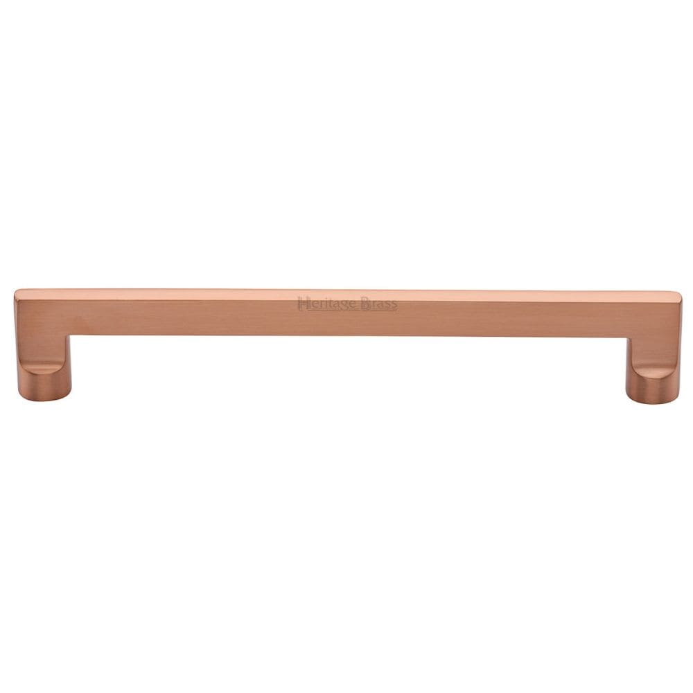 Heritage Brass Cabinet Hardware Satin Rose Gold / Cabinet Pull Handles / 256mm c/c Heritage Brass - Cabinet Pull Apollo Design 256mm CTC Satin Rose Gold Finish