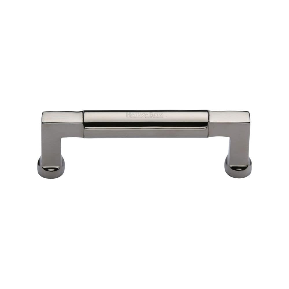 Heritage Brass Cabinet Hardware Polished Nickel / Cabinet Pull Handles / 101mm c/c Heritage Brass - Cabinet Pull Bauhaus Design 101mm CTC Polished Nickel Finish