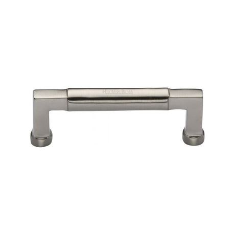 Heritage Brass Cabinet Hardware Satin Nickel / Cabinet Pull Handles / 101mm c/c Heritage Brass - Cabinet Pull Bauhaus Design 101mm CTC Satin Nickel Finish