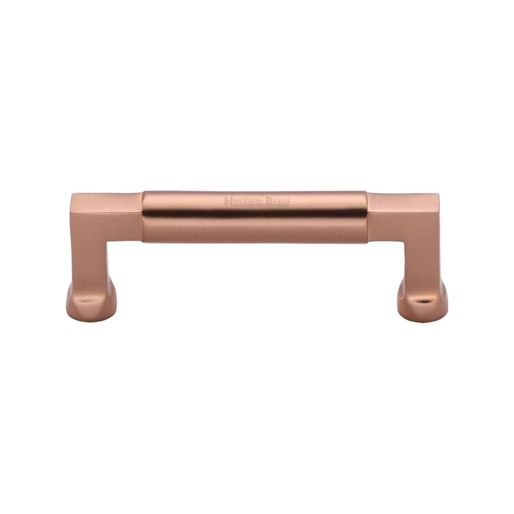 Heritage Brass Cabinet Hardware Satin Rose Gold / Cabinet Pull Handles / 101mm c/c Heritage Brass - Cabinet Pull Bauhaus Design 101mm CTC Satin Rose Gold Finish