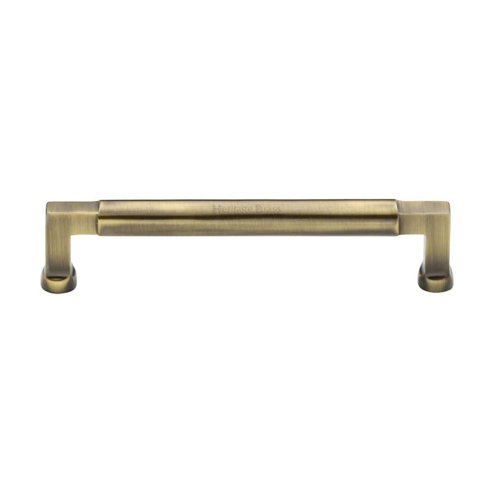 Heritage Brass Cabinet Hardware Antique Brass / Cabinet Pull Handles / 160mm c/c Heritage Brass - Cabinet Pull Bauhaus Design 160mm CTC Antique Brass Finish
