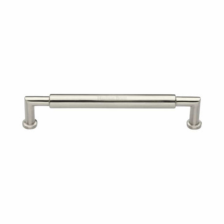 Heritage Brass Cabinet Hardware Satin Nickel / Cabinet Pull Handles / 152mm c/c Heritage Brass - Cabinet Pull Bauhaus Round Design 152mm CTC Satin Nickel Finish
