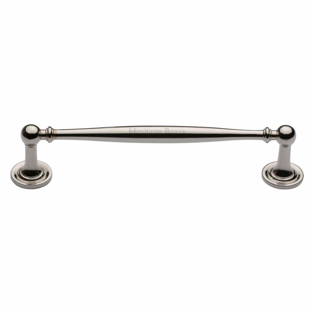 Heritage Brass Cabinet Hardware Polished Nickel / Cabinet Pull Handles / 152mm c/c Heritage Brass - Cabinet Pull Colonial Design 152mm CTC Polished Nickel Finish