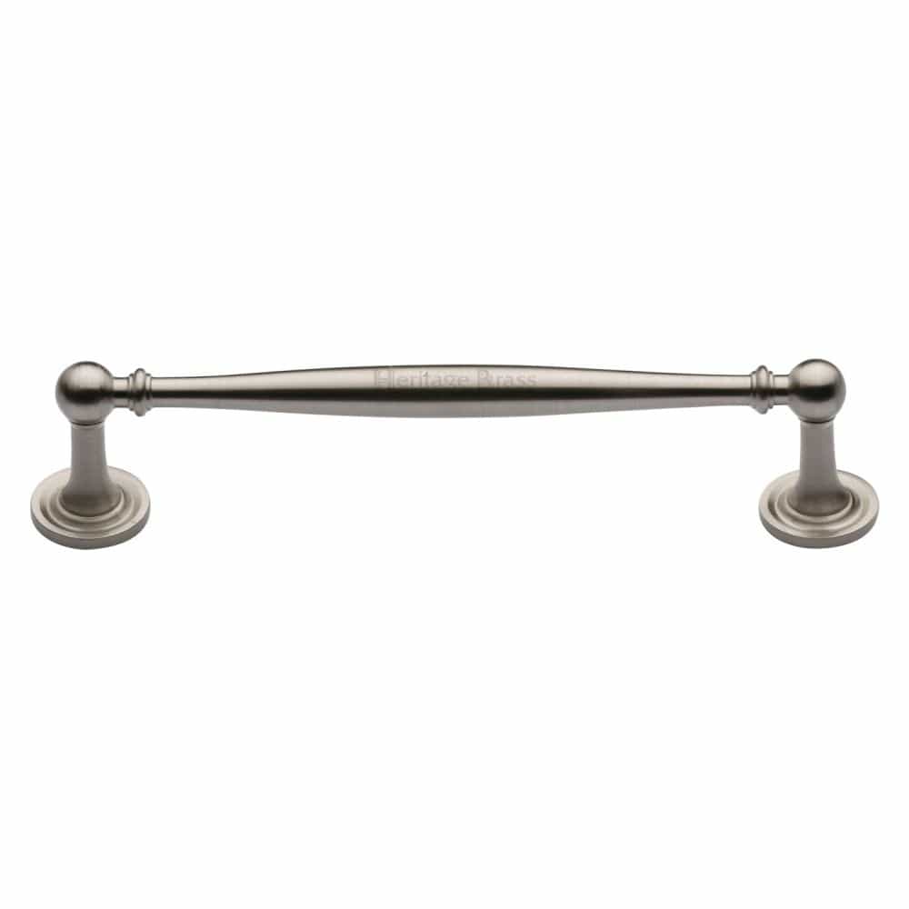 Heritage Brass Cabinet Hardware Satin Nickel / Cabinet Pull Handles / 152mm c/c Heritage Brass - Cabinet Pull Colonial Design 152mm CTC Satin Nickel Finish