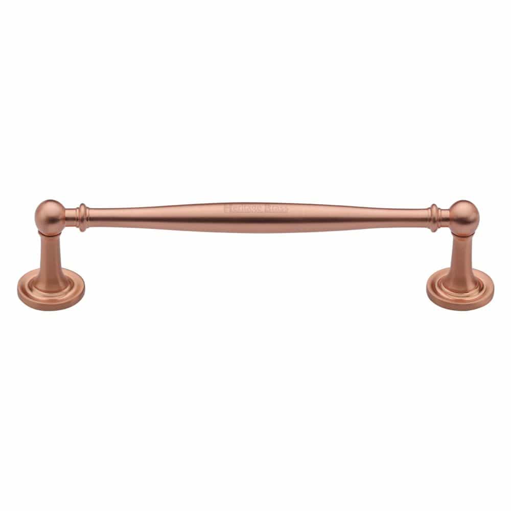 Heritage Brass Cabinet Hardware Satin Rose Gold / Cabinet Pull Handles / 152mm c/c Heritage Brass - Cabinet Pull Colonial Design 152mm CTC Satin Rose Gold Finish