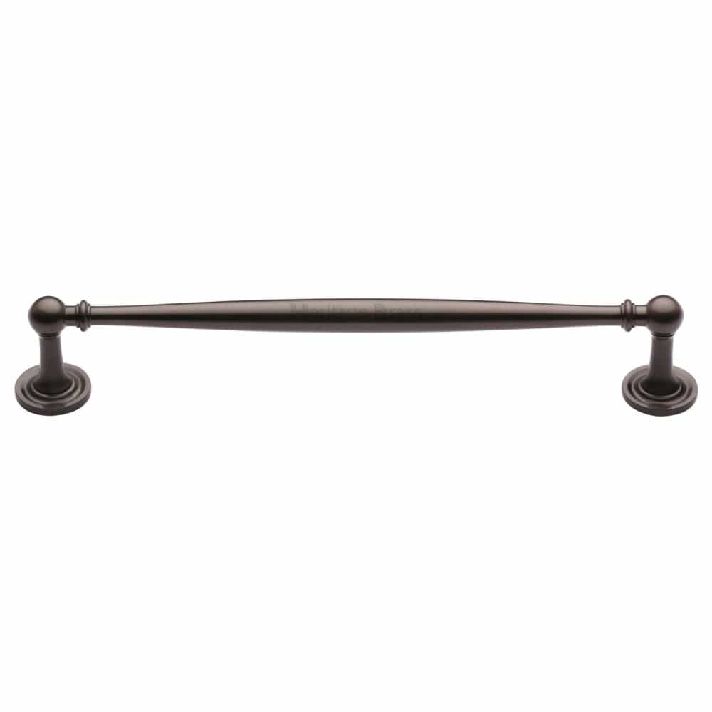 Heritage Brass Cabinet Hardware Matt Bronze / Cabinet Pull Handles / 203mm c/c Heritage Brass - Cabinet Pull Colonial Design 203mm CTC Matt Bronze Finish