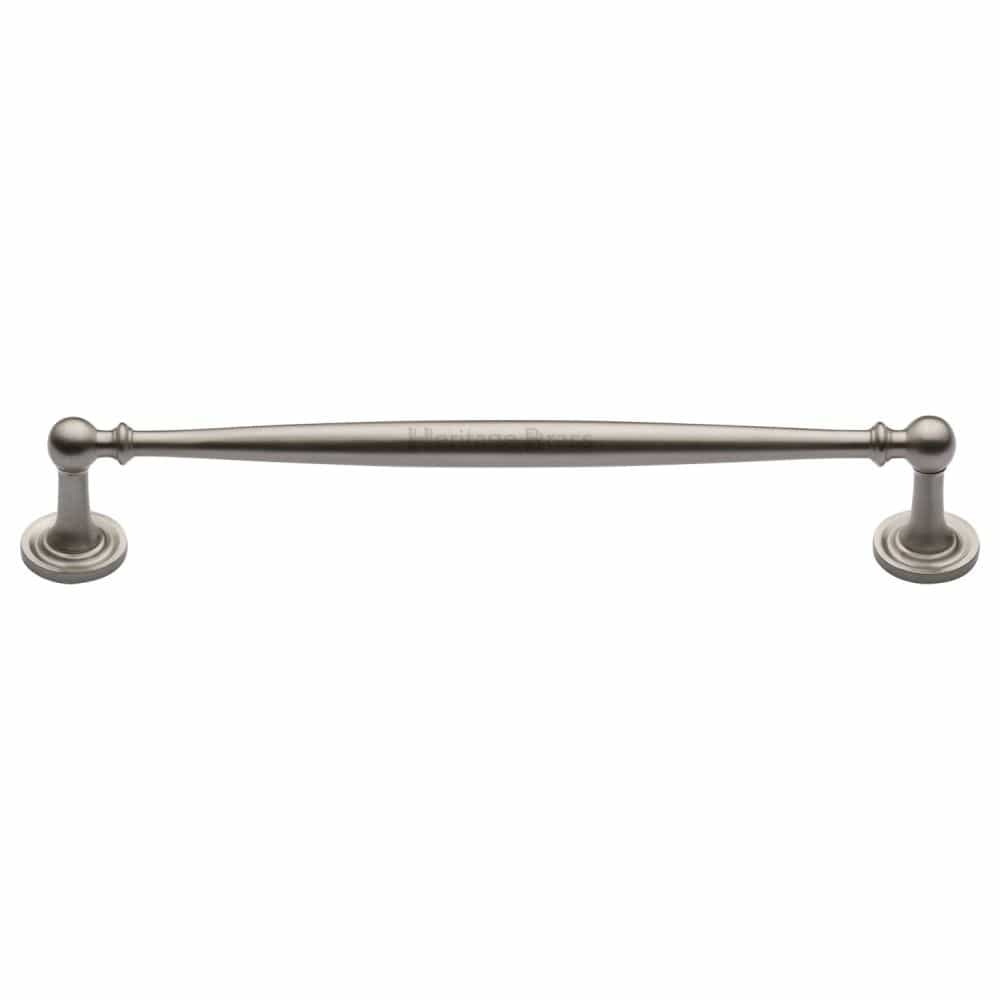 Heritage Brass Cabinet Hardware Satin Nickel / Cabinet Pull Handles / 203mm c/c Heritage Brass - Cabinet Pull Colonial Design 203mm CTC Satin Nickel Finish