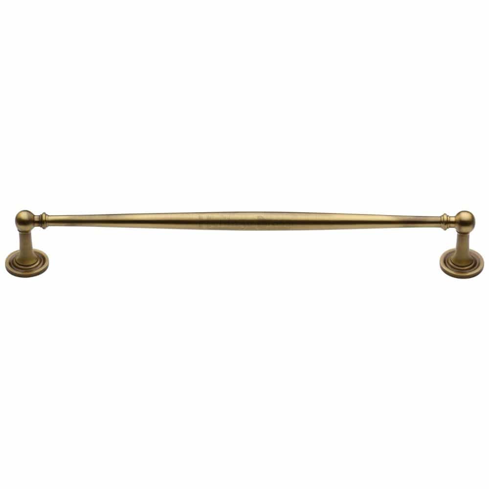 Heritage Brass Cabinet Hardware Antique Brass / Cabinet Pull Handles / 254mm c/c Heritage Brass - Cabinet Pull Colonial Design 254mm CTC Antique Brass Finish