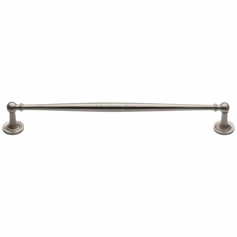 Heritage Brass Cabinet Hardware Satin Nickel / Cabinet Pull Handles / 254mm c/c Heritage Brass - Cabinet Pull Colonial Design 254mm CTC Satin Nickel Finish