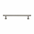 Heritage Brass Cabinet Hardware Satin Nickel / Cabinet Pull Handles / 160mm c/c Heritage Brass - Cabinet Pull Contour Design with 16mm Rose 160mm CTC Satin Nicke