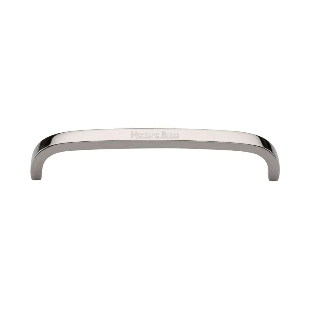 Heritage Brass Cabinet Hardware Polished Nickel / Cabinet Pull Handles / 152mm c/c Heritage Brass - Cabinet Pull D Shaped 152mm CTC Polished Nickel Finish