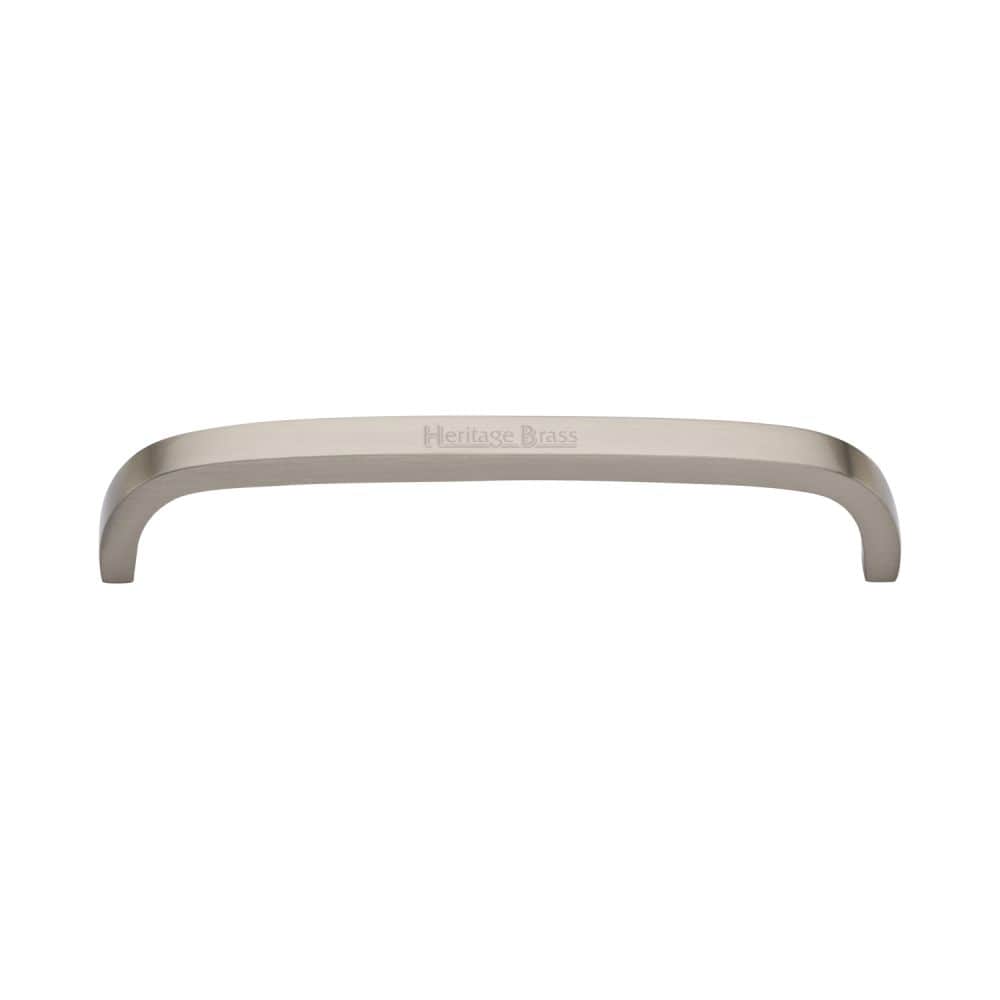Heritage Brass Cabinet Hardware Satin Nickel / Cabinet Pull Handles / 152mm c/c Heritage Brass - Cabinet Pull D Shaped 152mm CTC Satin Nickel Finish