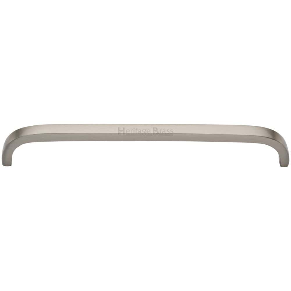 Heritage Brass Cabinet Hardware Satin Nickel / Cabinet Pull Handles / 203mm c/c Heritage Brass - Cabinet Pull D Shaped 203mm CTC Satin Nickel Finish