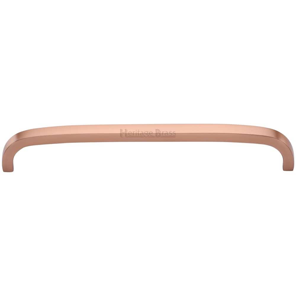 Heritage Brass Cabinet Hardware Satin Rose Gold / Cabinet Pull Handles / 203mm c/c Heritage Brass - Cabinet Pull D Shaped 203mm CTC Satin Rose Gold Finish