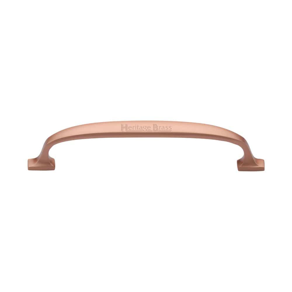 Heritage Brass Cabinet Hardware Satin Rose Gold / Cabinet Pull Handles / 160mm c/c Heritage Brass - Cabinet Pull Durham Design 160mm CTC Satin Rose Gold Finish